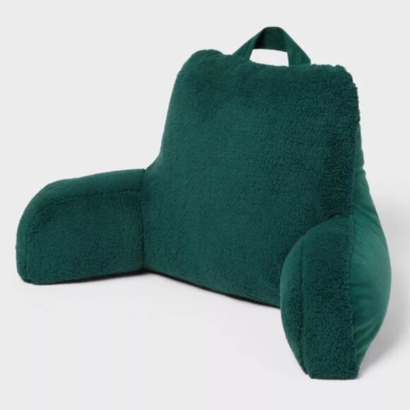 Other - Bed Rest Back Rest Throw Pillow Green - Brand New